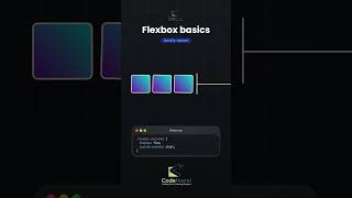 Flexbox Basics in 30 Seconds! #shorts #flexbox