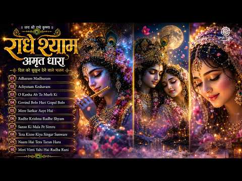 Radha Krishna Bhajan Collection 🌸 | Soul Healing Krishna Songs | Nonstop 4K #krishnabhajan