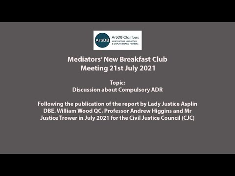 Mediators New Breakfast Club -  21st July 2021