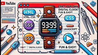 BUILD Your OWN CUSTOM CLOCK with JavaScript TODAY!