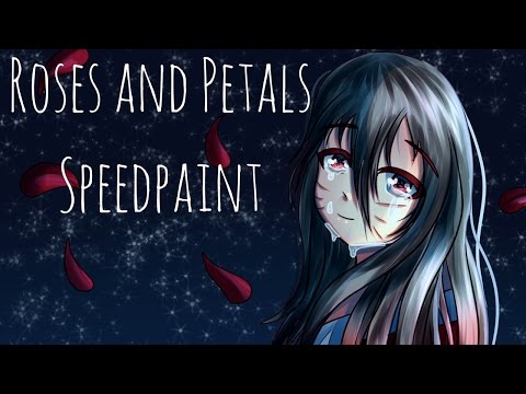 [1080p60FPS] Paint Tool SAI: Roses and Petals Speedpaint