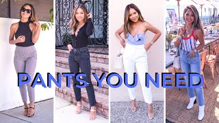 7 Pants You Need | Basic Must Haves