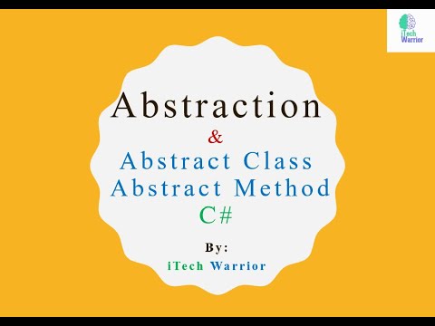 Abstraction | Abstract Class | Abstract Method | with example | C#.NET | Object-Oriented Programming