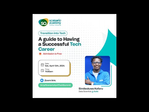 A Guide to Having a Successful Tech Career with Simileoluwa Kafaru