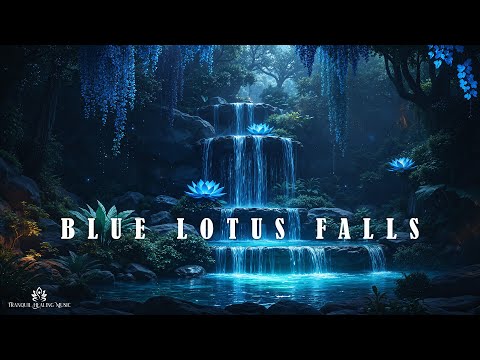 Blue Lotus Falls | Tranquil Healing Music for 2026 New Year | Cleanse the Soul & Find Inner Calm