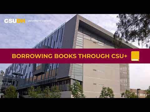 Borrowing Books through CSU+