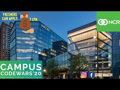 NCR Off-campus Drive 2020 | Code wars challenge | 7LPA | Freshers can apply