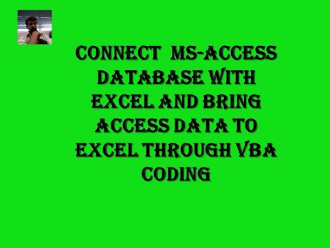Bring access Data in Excel  through  vba coding  by connection object