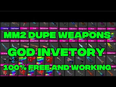HOW TO GET MM2 DUPER DUPE WEAPONS‼️‼️ 100% Free AND WORKING. MURDER MYSTERY 2 WEAPON DUPER