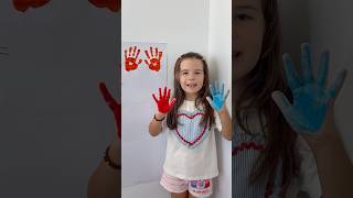 Aya is Learning with Colors🫟🖐️ #educationalfun #shorts #aya