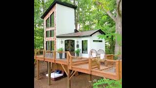Romantic Tiny Home Treehouse Credit to @MikeWillTravel