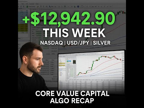$12,942.90 in 1 Week — This Algo Traded NASDAQ, Forex, and Silver Like a Pro 💰