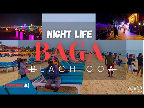 Baga beach Night Life| Goa's Famous Tito's Lane| beach party| February 2025|All updates #akkhilvlogs