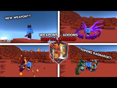 UPDATE ADDONS BRUTAL LEGENDS MCPE V6 | RIVIEW LENGKAP MCPE 1.20+ !!!