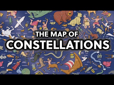The Complete Map of All 88 Constellations