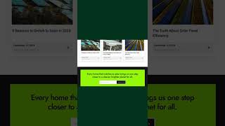 Modern Solar Company Website Design 🌞 | Figma UI/UX #Shorts