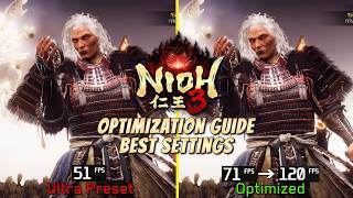 Nioh 3 | OPTIMIZATION GUIDE | Every Setting Tested | Best Settings