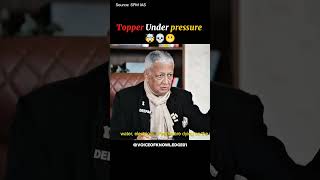 Topper Under Pressure 🤯😬 || UPSC interview #upsc