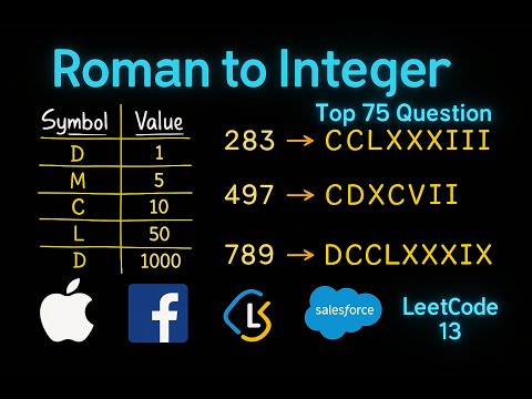 Roman to Integer - LeetCode13 - Python
