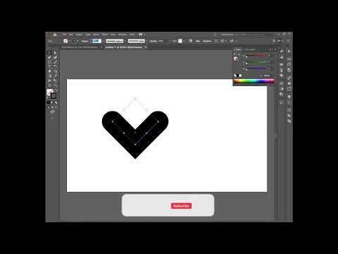 create heart shape in illustrator within seconds