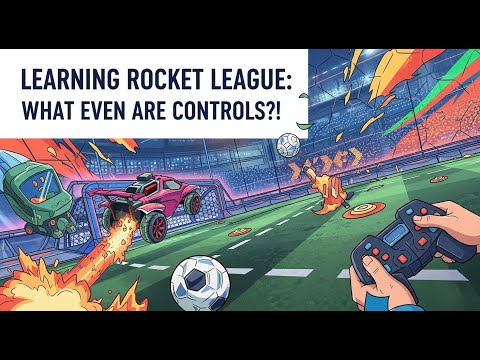 NOOB Learns How To Play ROCKET LEAGUE!!| Rocket League