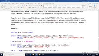 SQL Session 4  - Global Variable (@@Identity) (Part 2)