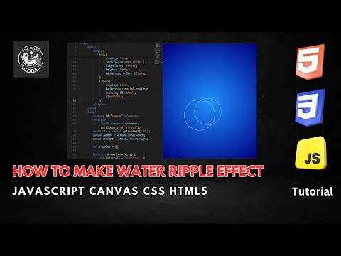 How to make Water ripple effect using JavaScript