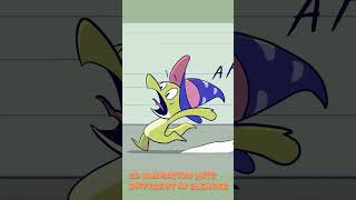 2D animation in Blender #animation #blender #greasepencil