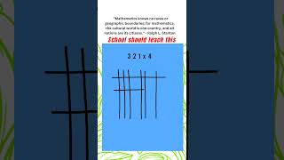 Multiplication Trick #maths #multiplicationtrick #mathiseasy
