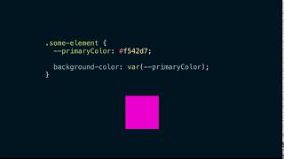90 seconds on CSS Custom Properties