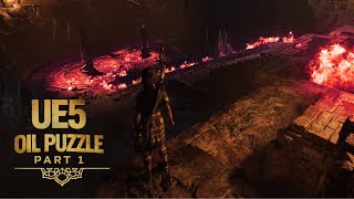 Unreal Oil Puzzle Part 1 - Liquid Flow Path