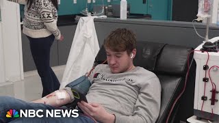 Middle class Americans sell their plasma to make ends meet 