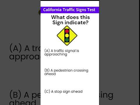 California DMV Practice Test 2024 #shorts #senior #renewal #part4 #californiadmvwrittentest
