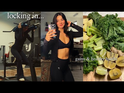 LOCK IN WITH ME | intense leg day, healthy meals, & goal setting
