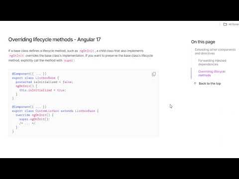 Angular 17 Tutorial | Overriding Lifecycle Angular 17 | Overriding vs Overloading