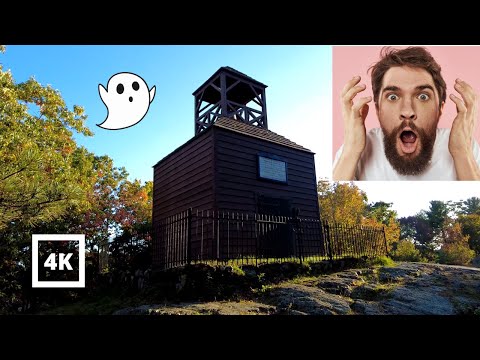 4K Autumn Walking Tour |  Halloween Haunted | Lexington, MA | Ghost Sightings?