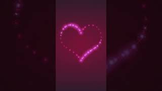 mesmerizing cute magical pink and red neon heart shape #shorts #vjloop #relaxing video #wallpaper