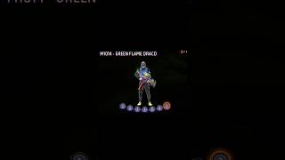 "🔥 M1014 Green Flame Draco MAX Level 7 + Exclusive Emote Showcase | FreeFire Max|#viral#freefire 🔥"