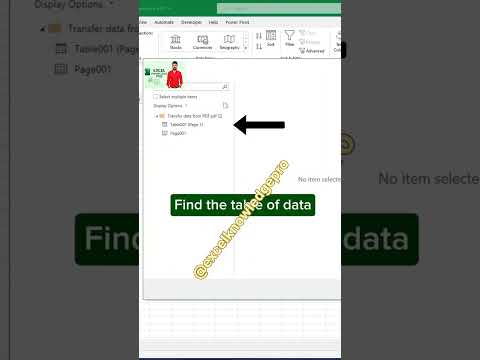 "PDF to Excel Sheet Convert Trick 🔥 | Excel Short Video | Easy Method"