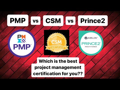 PMP vs CSM vs Prince2: Best Project Management certification?