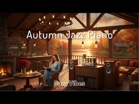 Autumn Relaxing Jazz Piano 🍂 Warm Fall Morning Ambience for Study Work and Unwinding