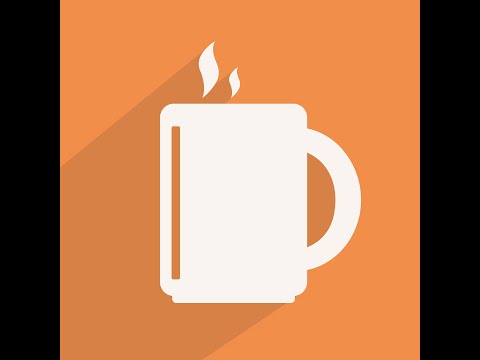 How to create flat designed coffee cup in adobe illustrator
