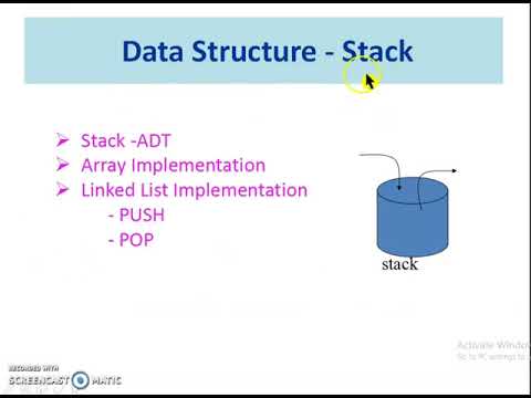 Stack ADT | Array Implementation | Linked list Implementation | Data Structures | Fathima G