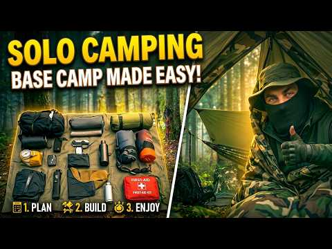 First Time Solo Camping? Here's How to Build Your Base Camp!
