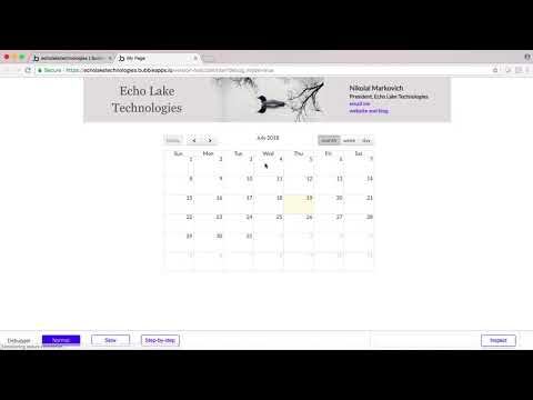 Calendar video #2: Add Calendar Plugin to Your Bubble.io No Code Web App