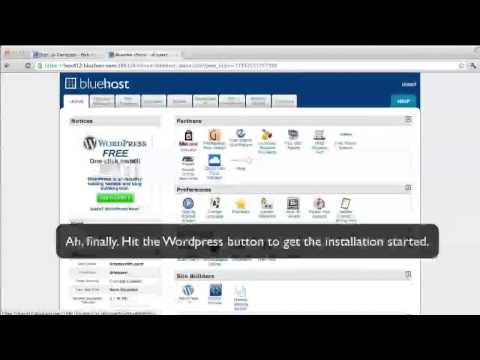 How to install a WordPress blog in 4 minutes with BlueHost