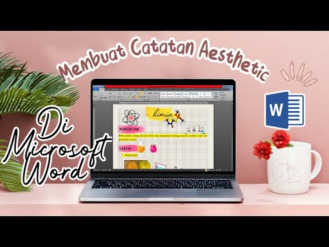 Cara membuat catatan aestethic di Microsoft Word📄👩‍💻 || Mudah bangeeet🌸✨