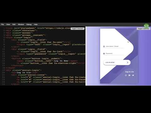 ✨ Beautiful Login Page Design using HTML and CSS 🎨