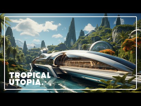 Futuristic Tropical Utopia - Atmospheric and euphoric ambient music to relax or concentrate to
