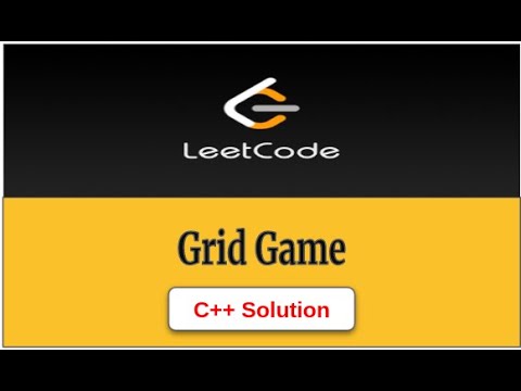 2017 Grid Game Leetcode CPP Solution